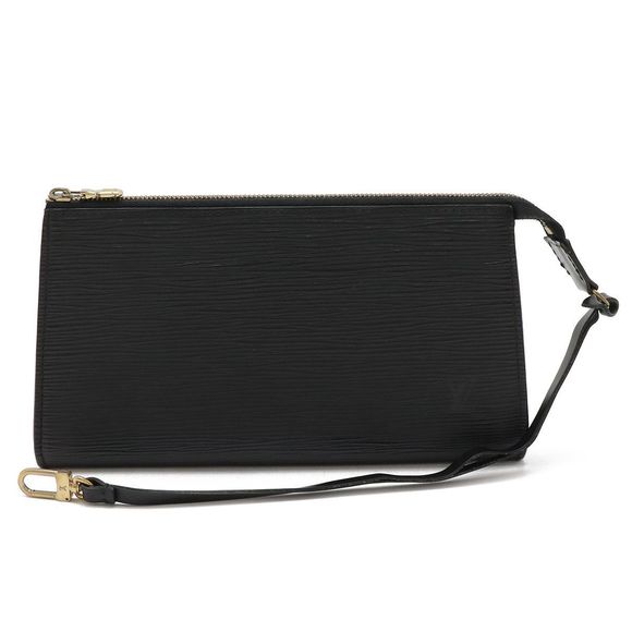Louis Vuitton Epi Pochette Accessoire 21 Accessory Pouch Handbag Noir Black - Picture 1 of 7